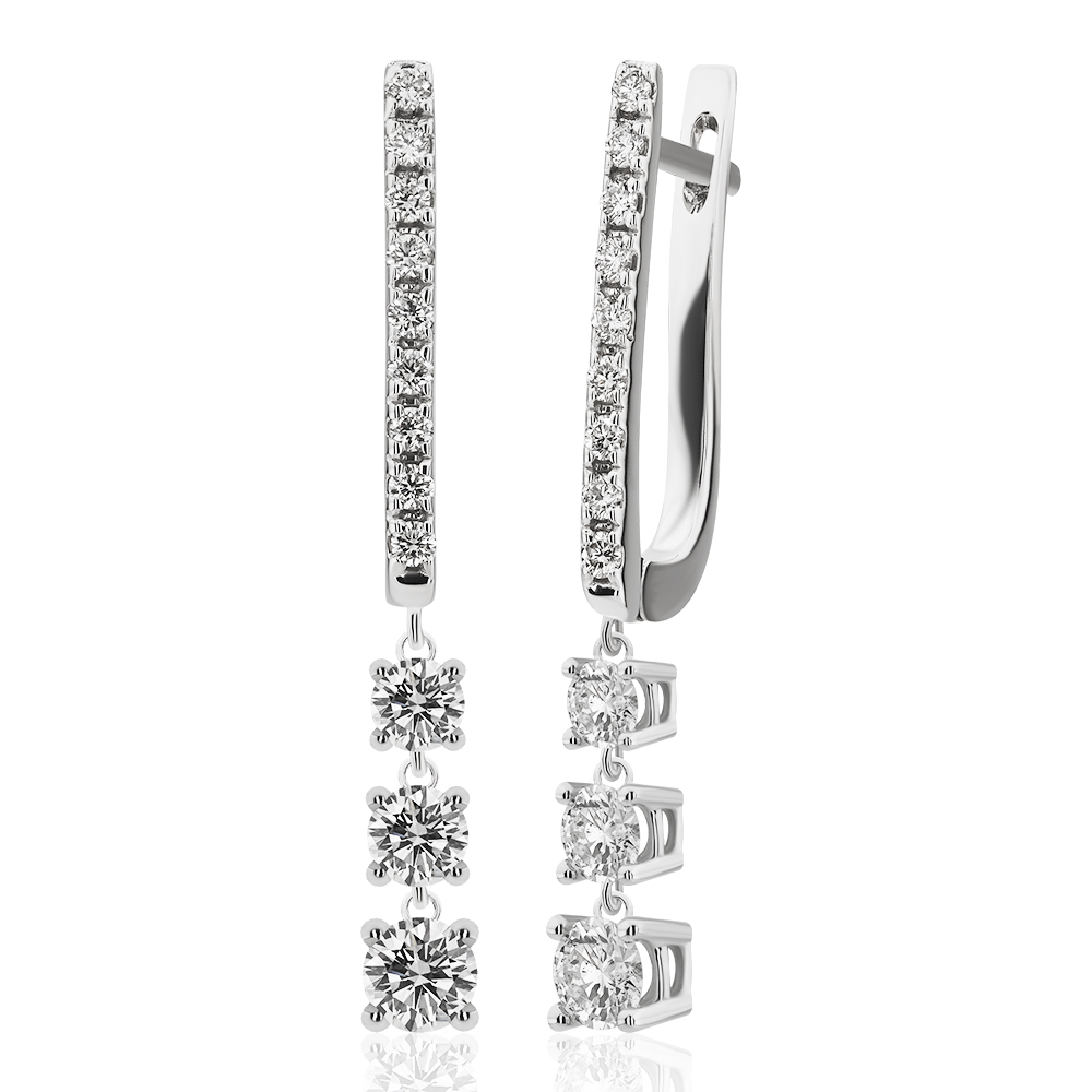 1,32 Ct. Diamond Design Earring